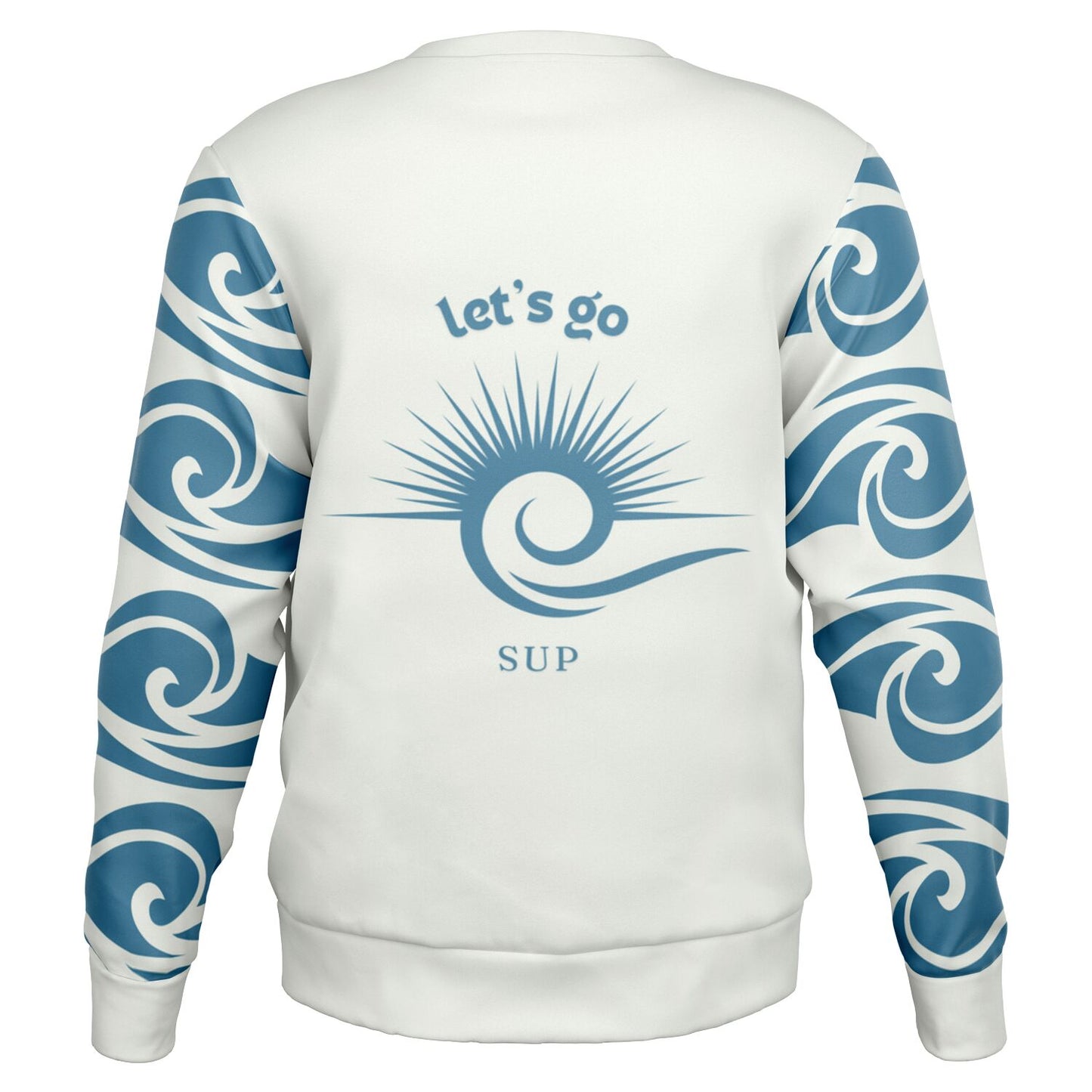 Men's Off White Let's Go SUP Athletic Sweatshirt