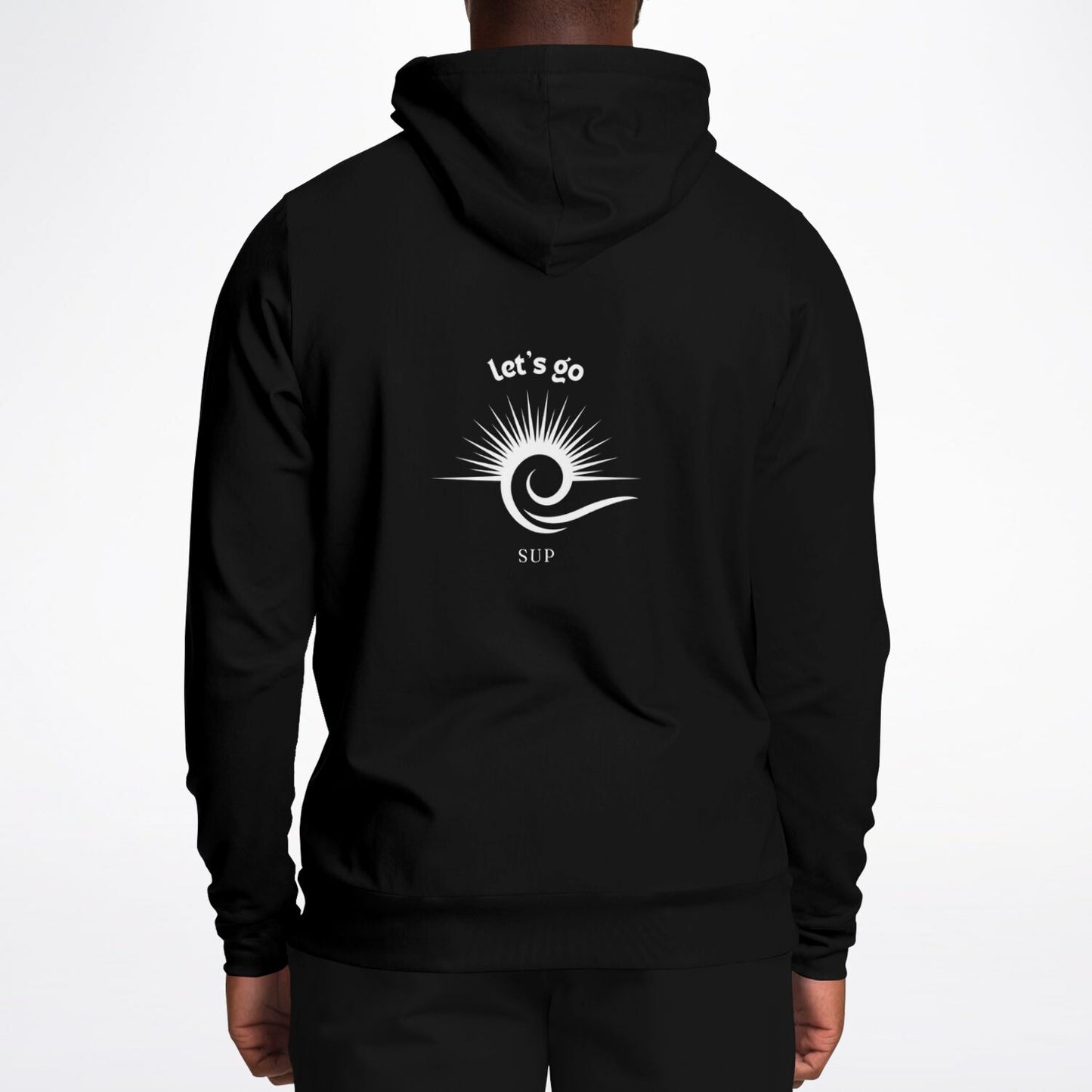 Athletic Black Athletic Let's Go SUP Hoodie for Men and Women