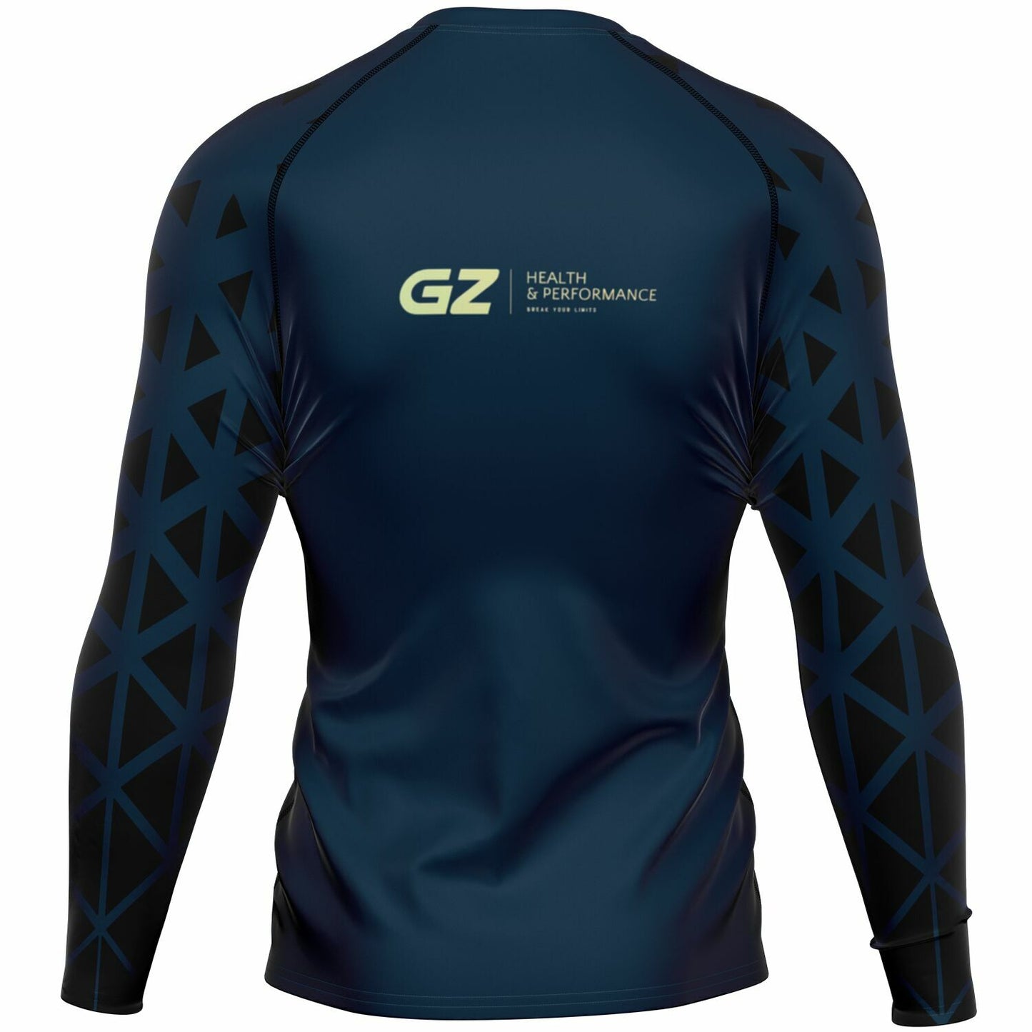 Men's Navy Black GZ Custom Rashguard