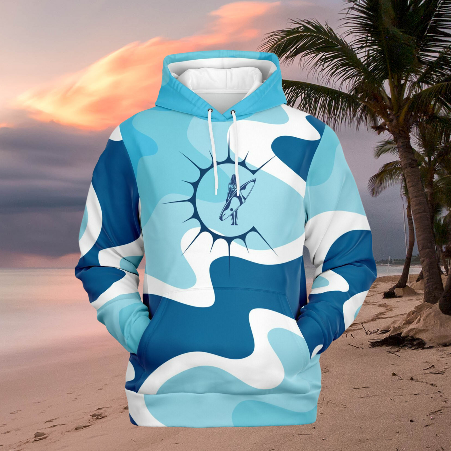Women's Sun&Surf Fashion Beach Hoodie