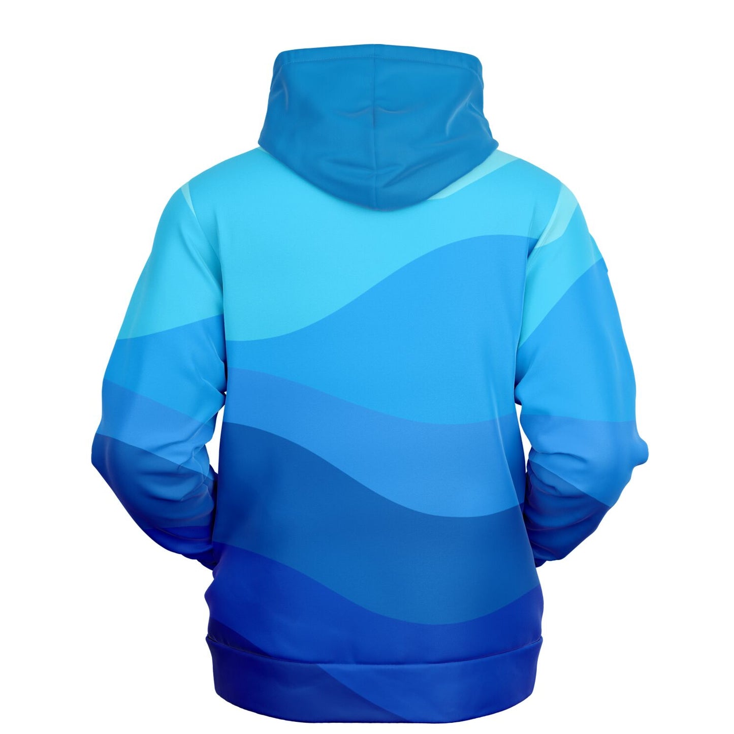 Men's Athletic Ocean Wave Hoodie