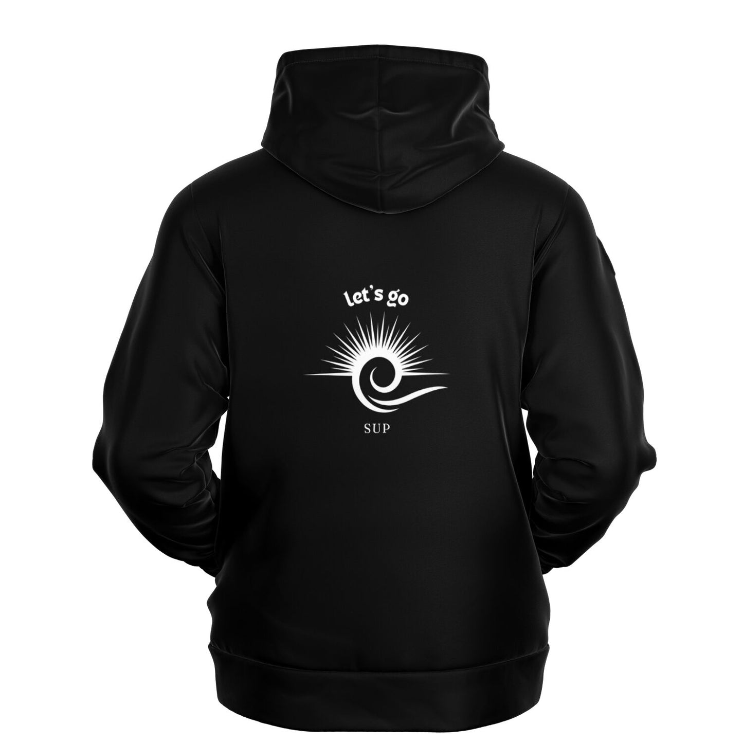 Athletic Black Athletic Let's Go SUP Hoodie for Men and Women
