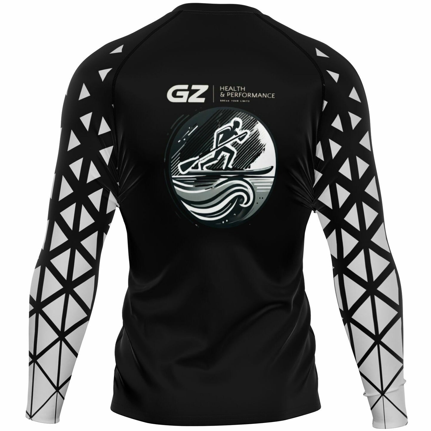 Men's Black Light Grey GZ Rashguard