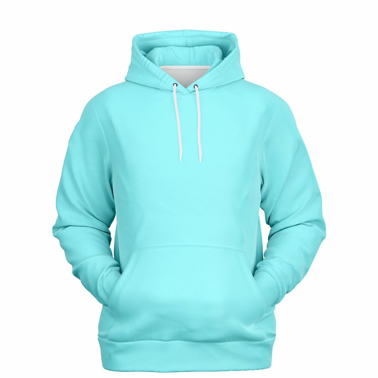 Women's Pale Cyan SUP Athletic Hoodie – Paddleboard Design