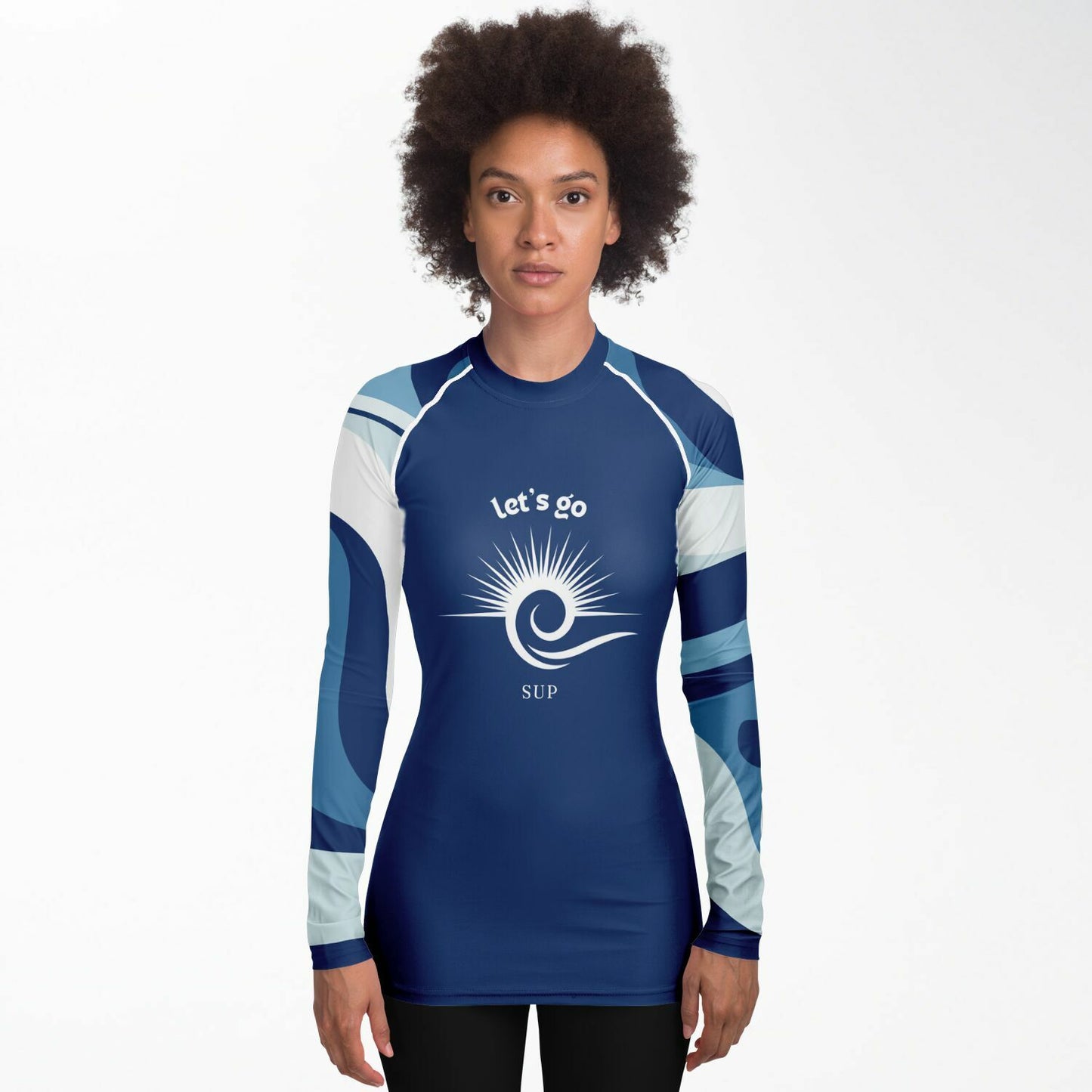 Women's Blue Waves Let's Go SUP Long Sleeve Rashguard