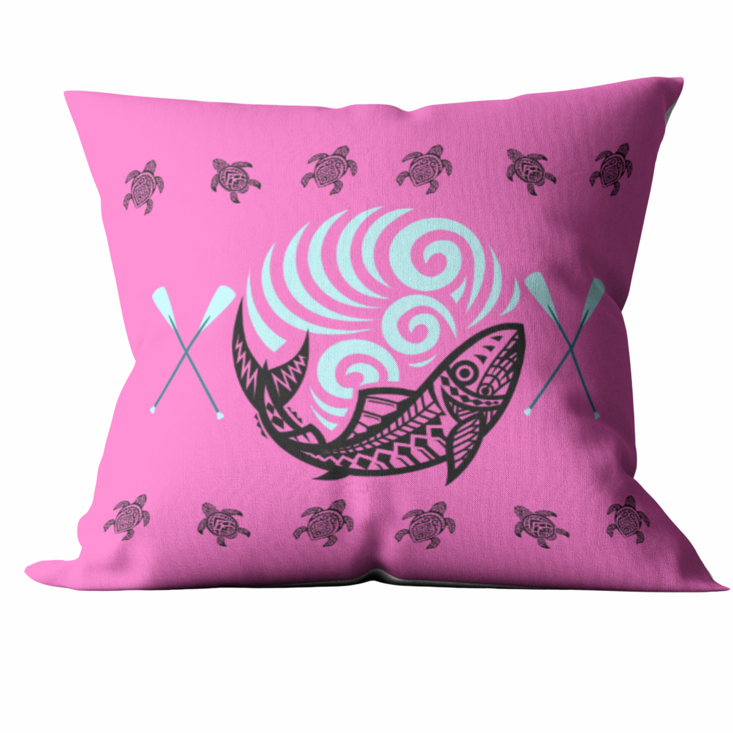 Paddles and Turtles Outdoor Pillows