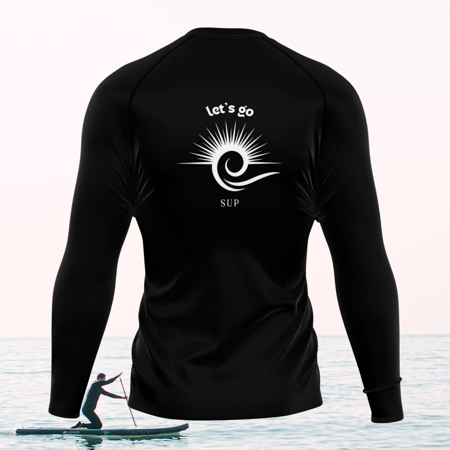 Men's High Performance Black Rashguard