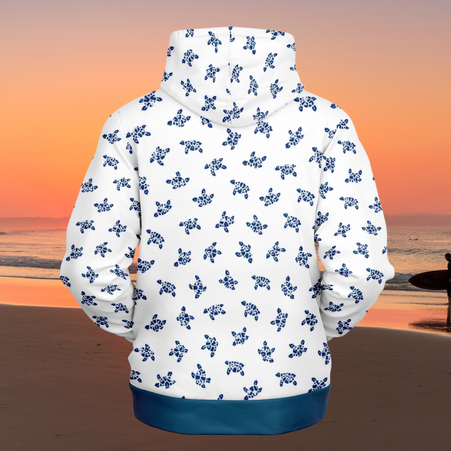 Women’s Sea Turtle Athletic Hoodie – Ocean Breeze Beachwear