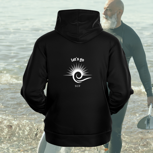 Athletic Black Athletic Let's Go SUP Hoodie for Men and Women